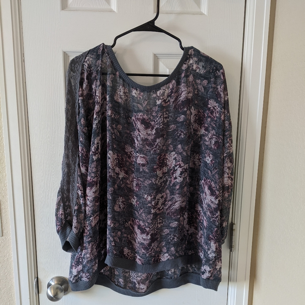2x Maurices sheer top